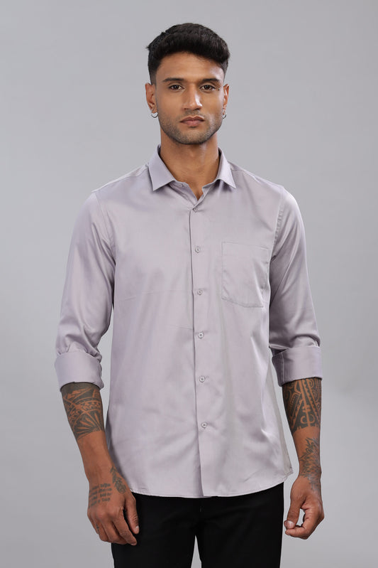 Satin Solid Shirt