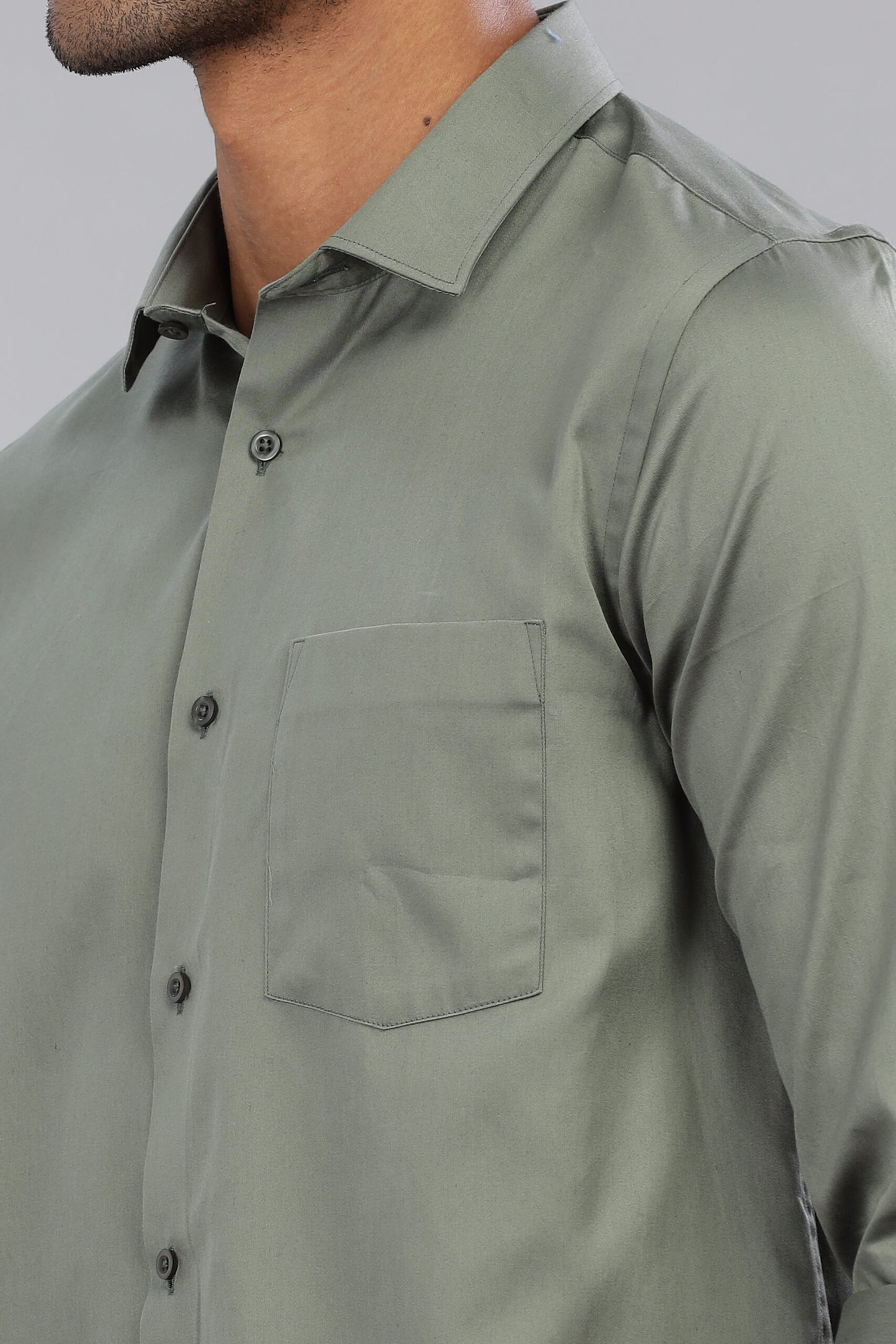 Satin Solid Shirt