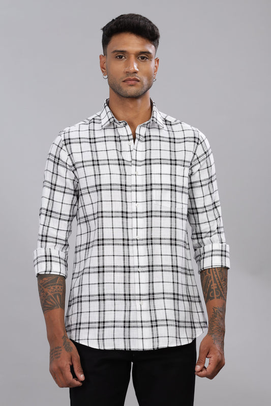 Premium Cotton Check Shirt