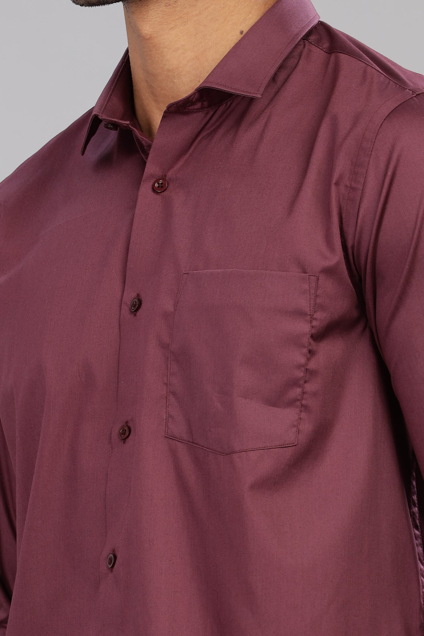 Satin Solid Shirt