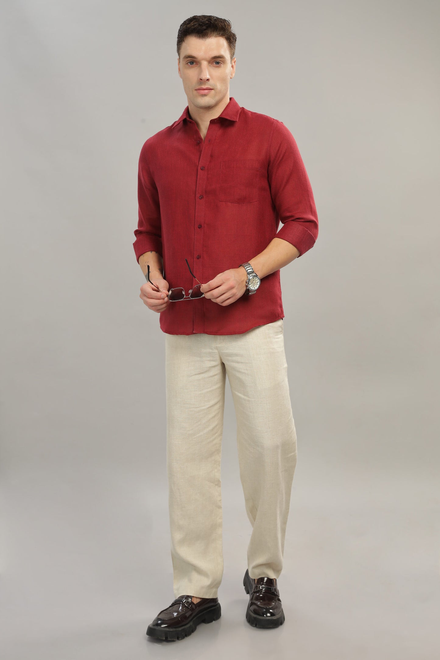 Linen Solid Shirt