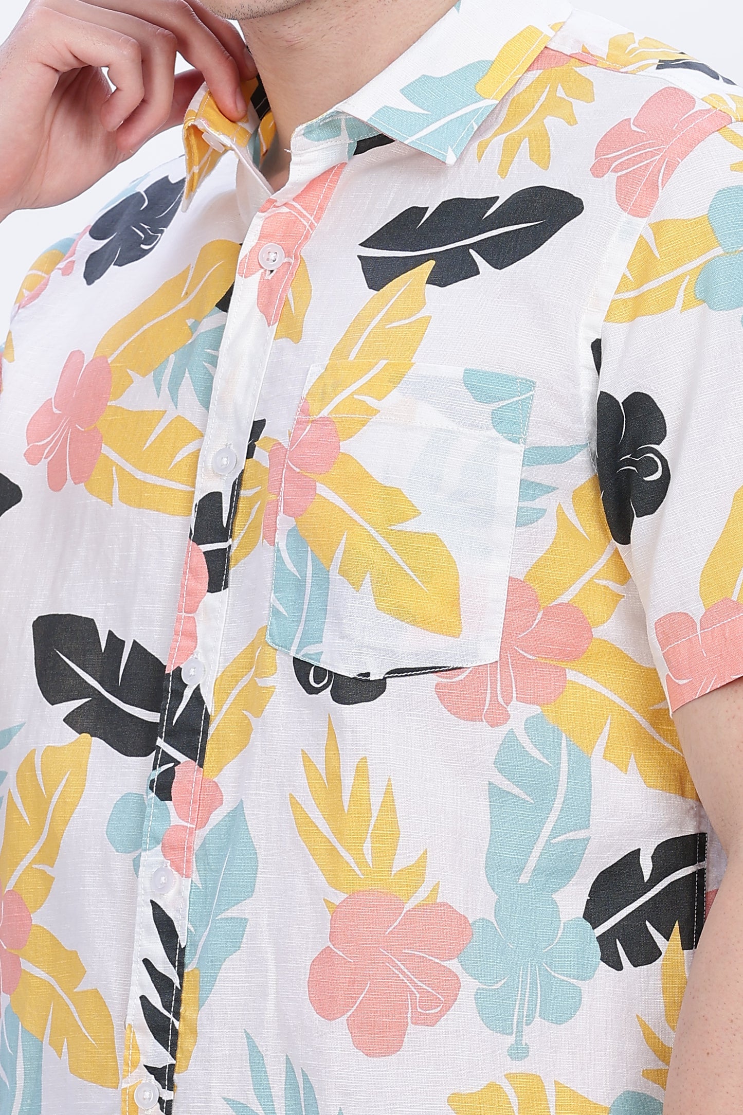 Floral printed shirt