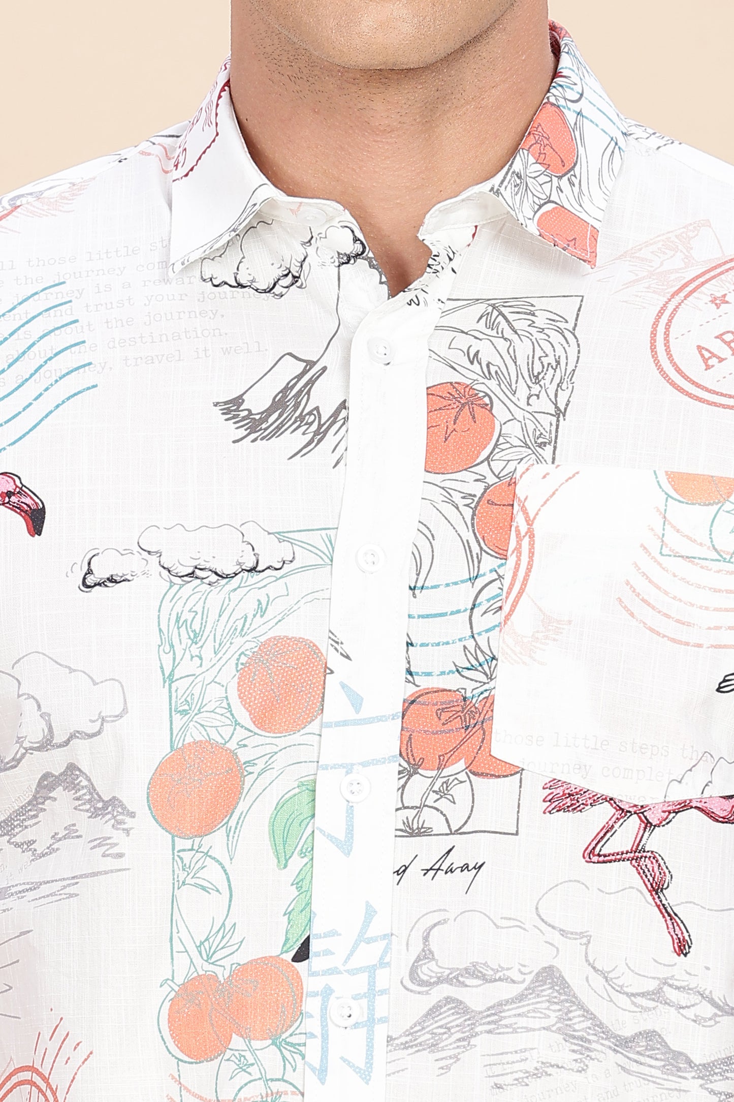 Floral printed shirt