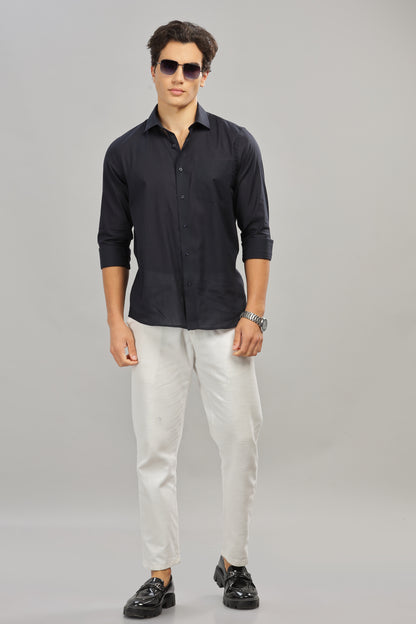 Navy Blue Shirt