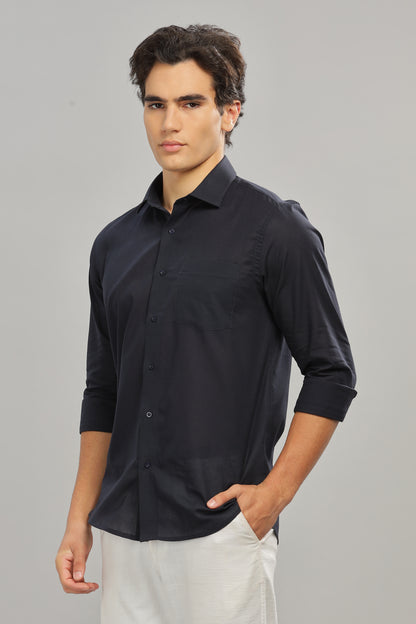 Navy Blue Shirt