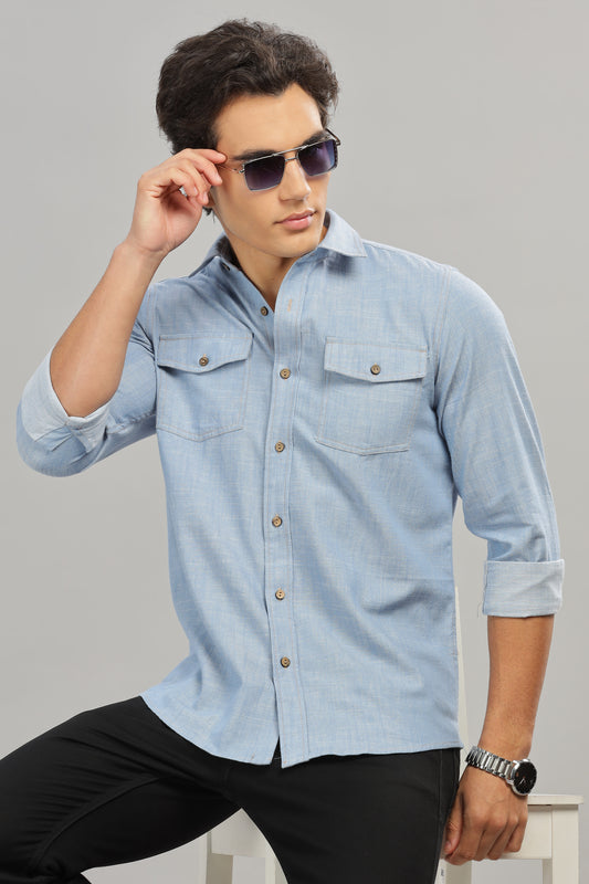 Cotton Denim Shirt