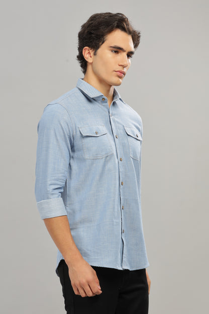 Cotton Denim Shirt