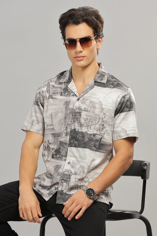 Castle Print Shirt