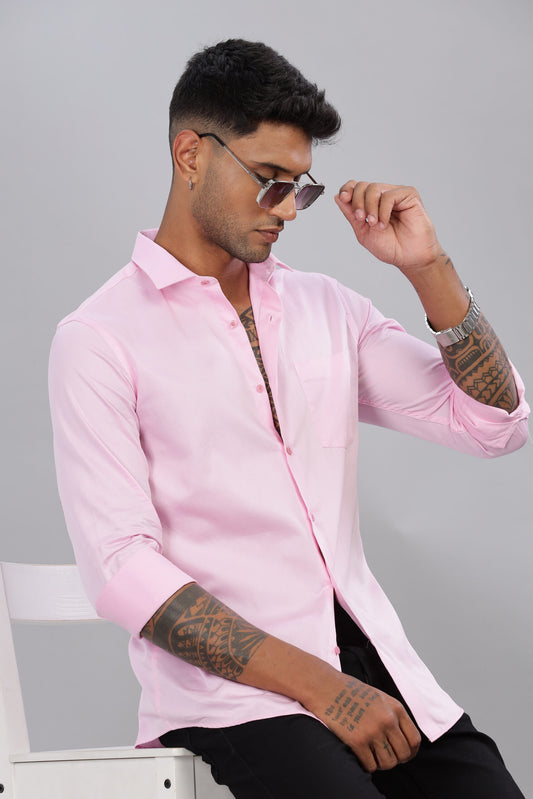 Satin Solid Shirt