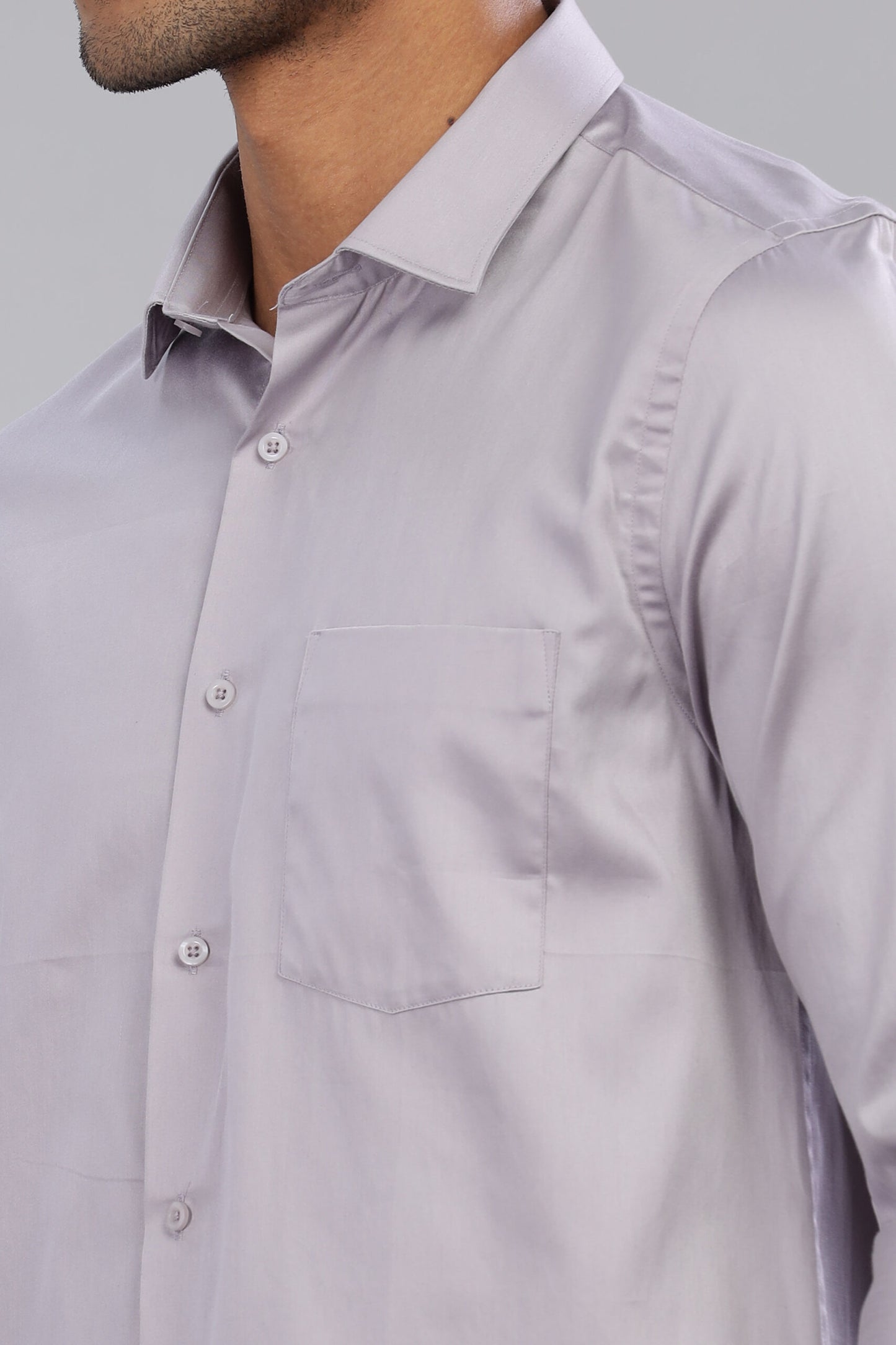 Satin Solid Shirt