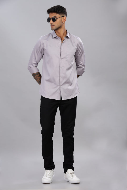 Satin Solid Shirt
