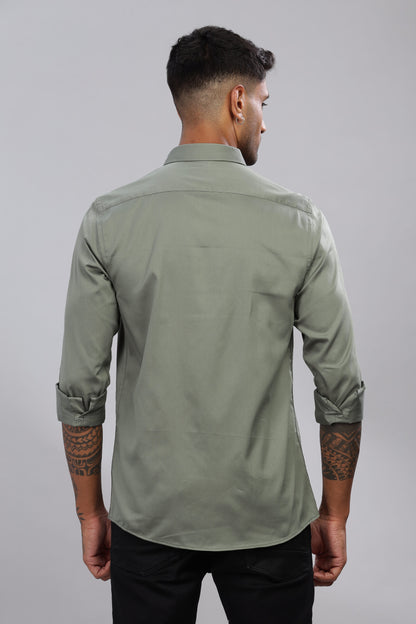 Satin Solid Shirt