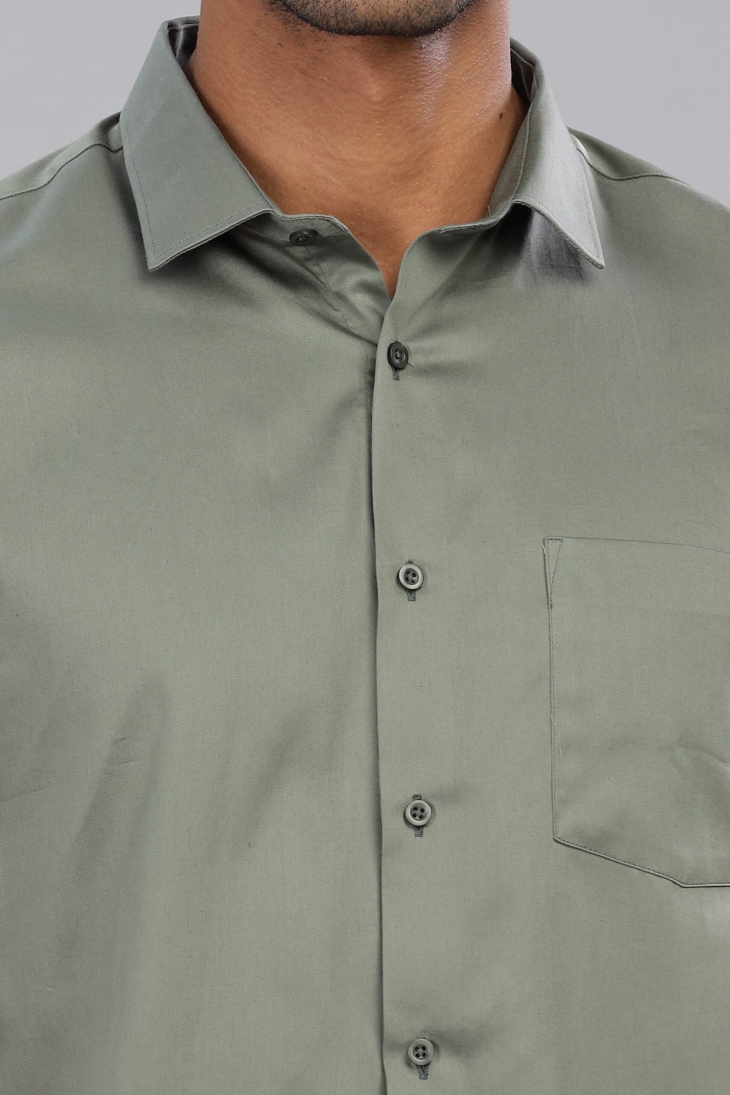 Satin Solid Shirt
