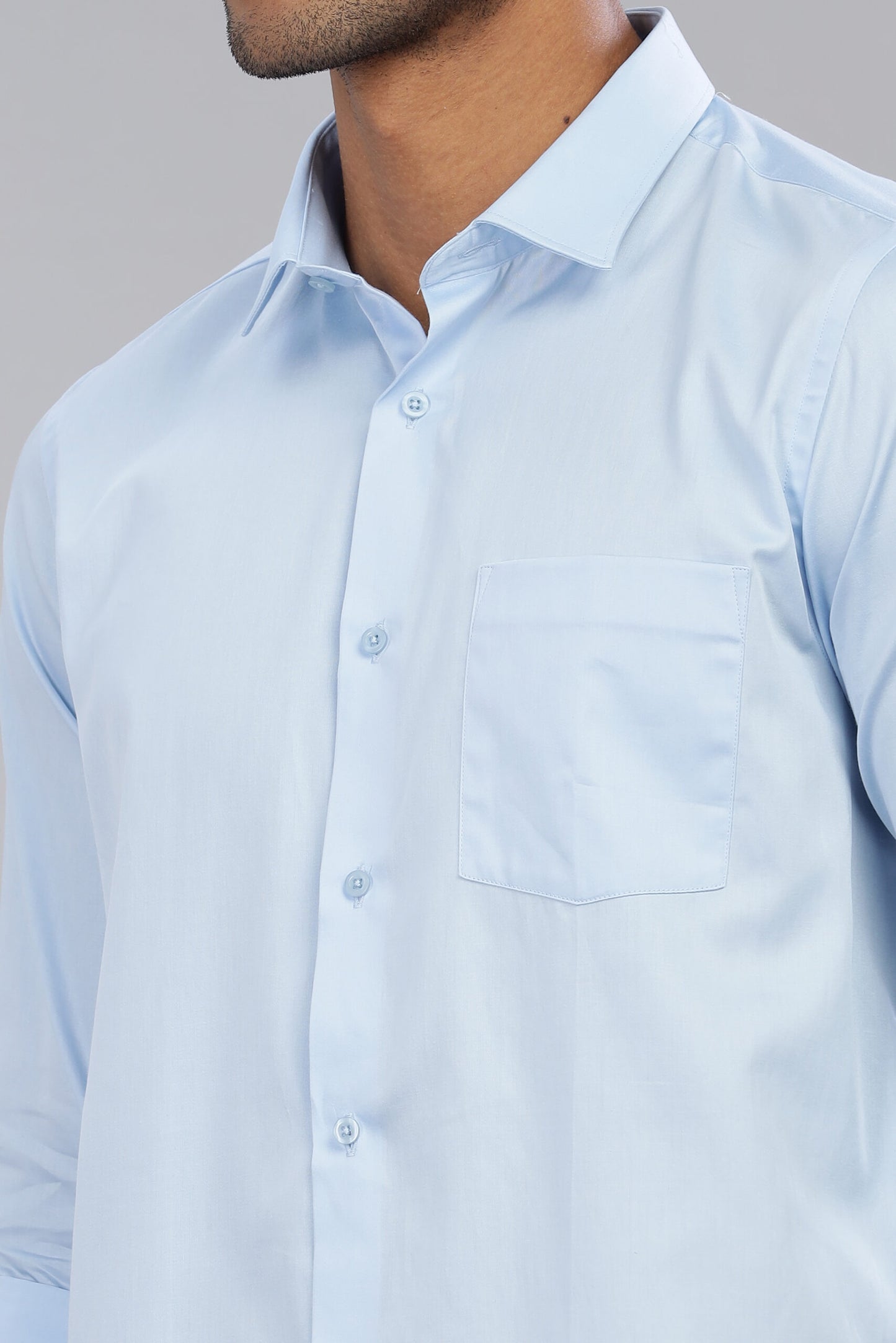 Satin Solid Shirt