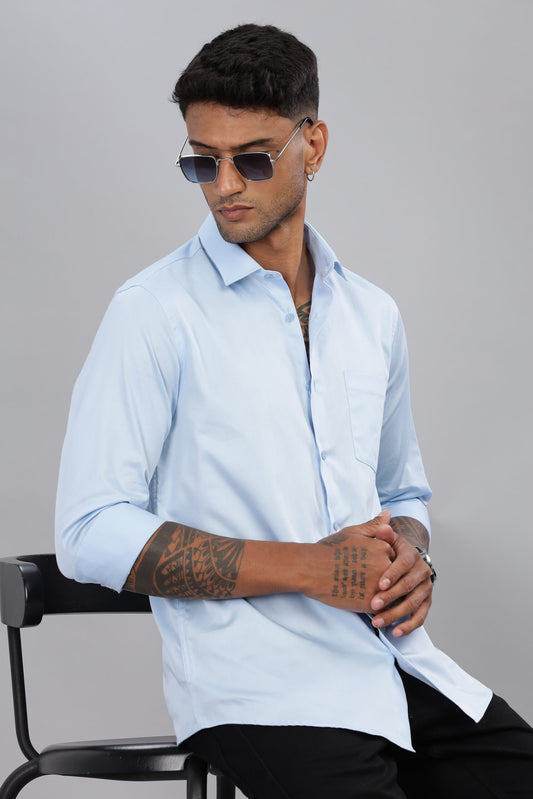 Satin Solid Shirt