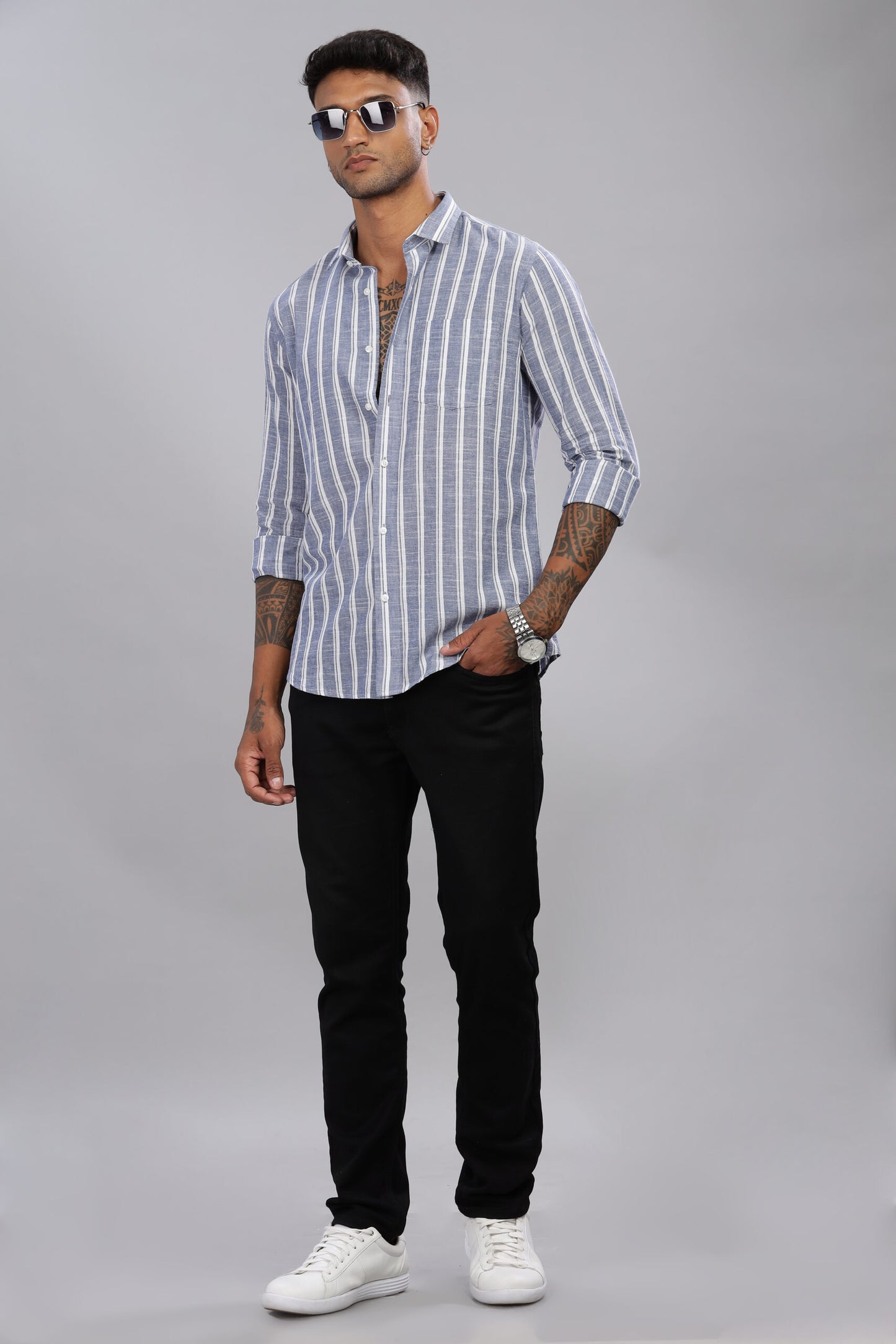 Cotton Stripe Shirt