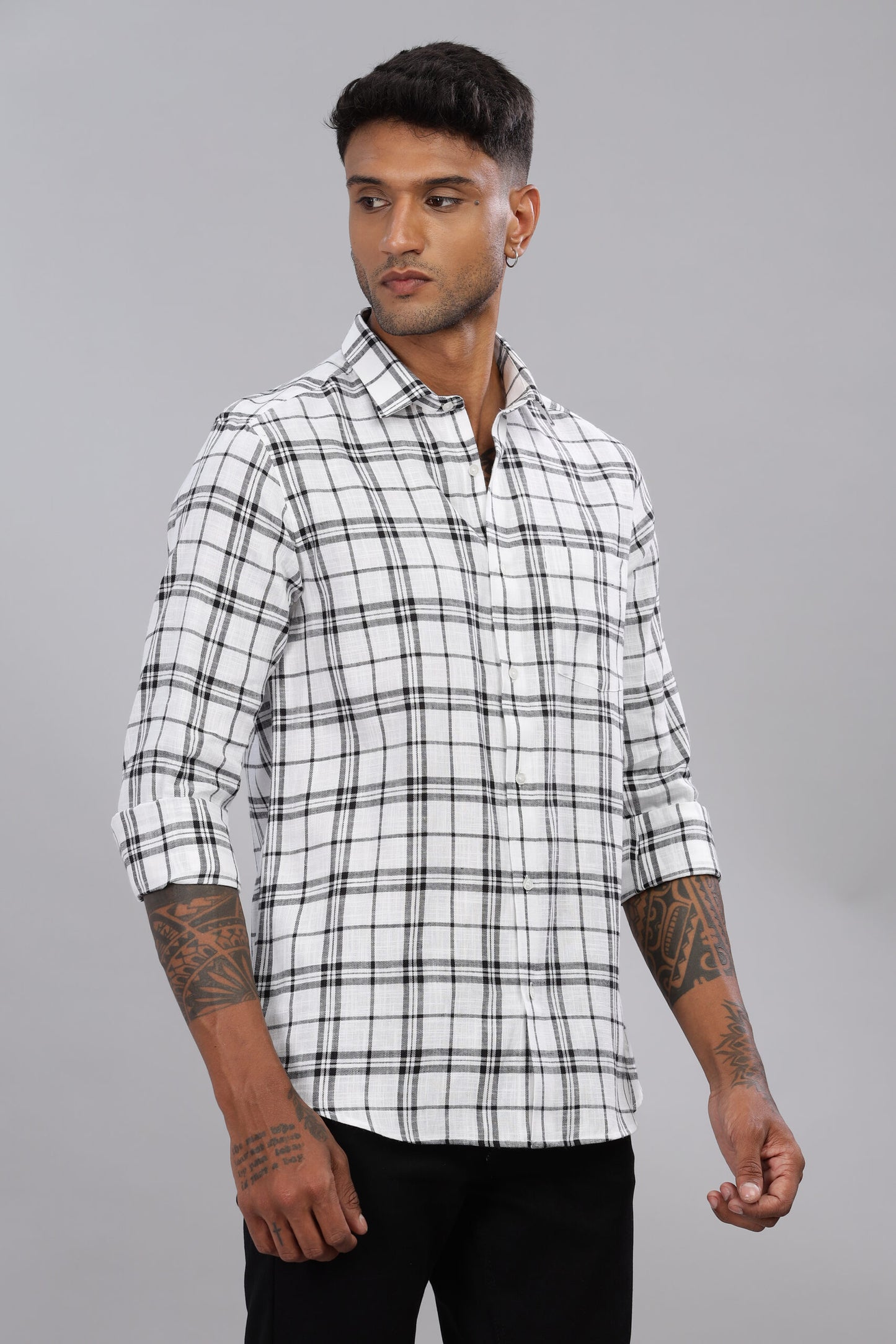 Premium Cotton Check Shirt