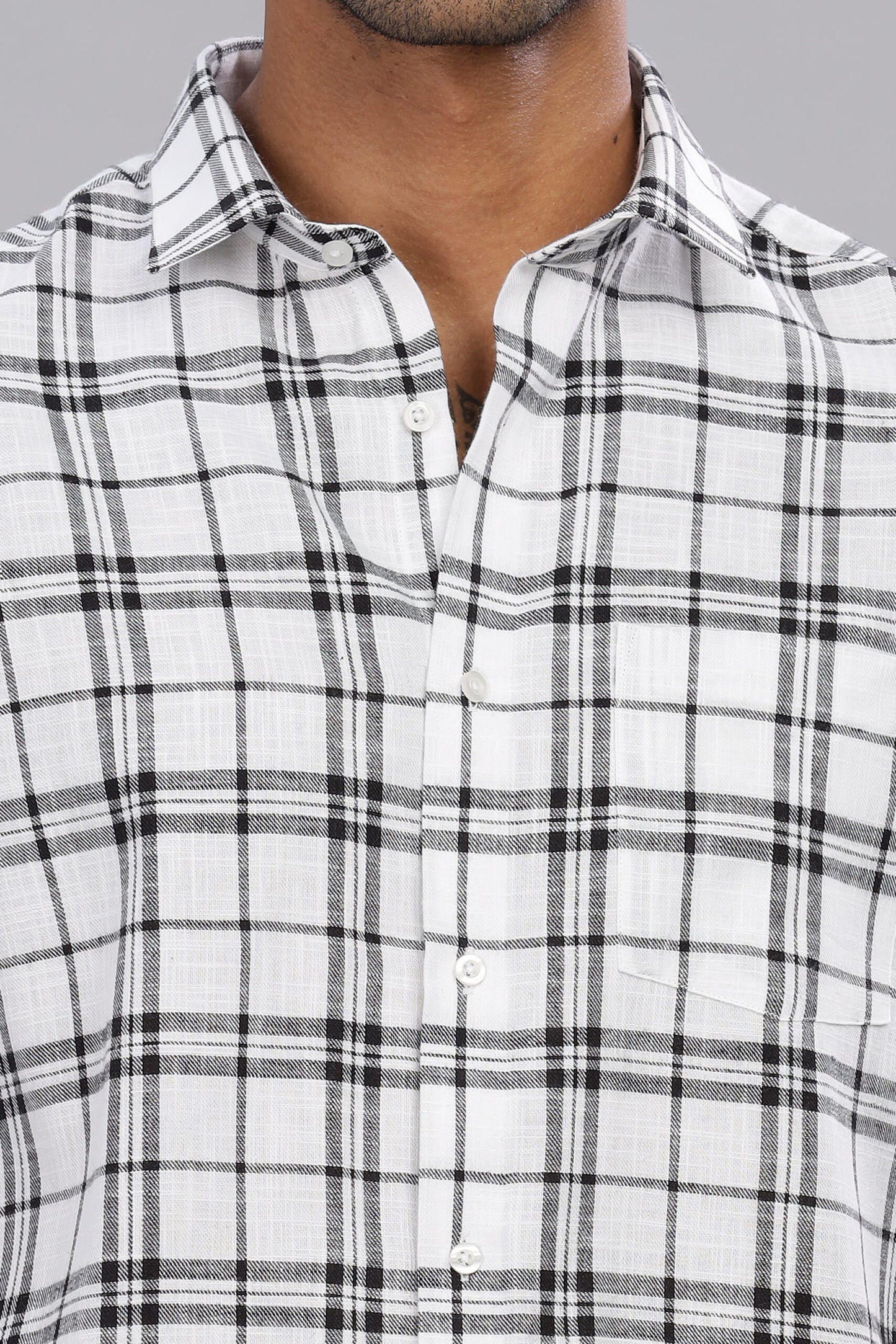 Premium Cotton Check Shirt