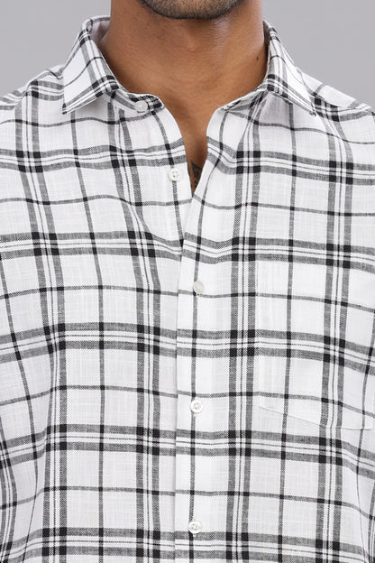 Premium Cotton Check Shirt