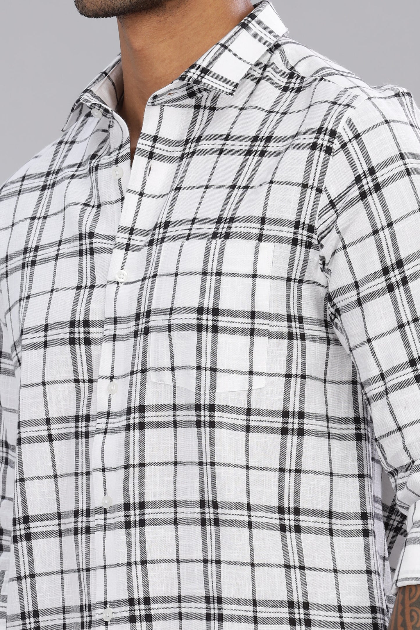 Premium Cotton Check Shirt
