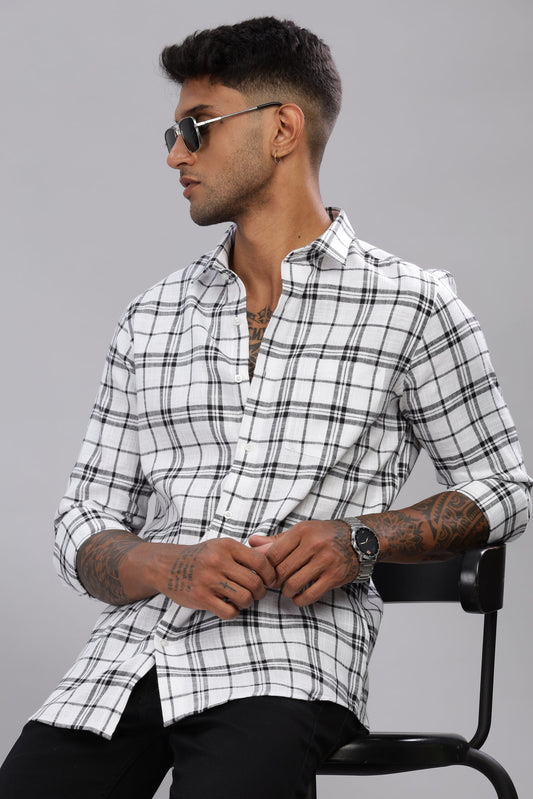 Premium Cotton Check Shirt