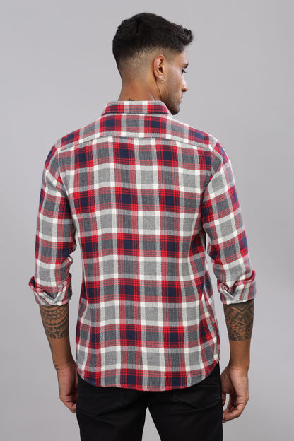 Twill Cotton Check Shirt