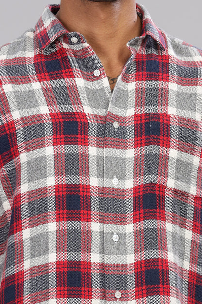 Twill Cotton Check Shirt