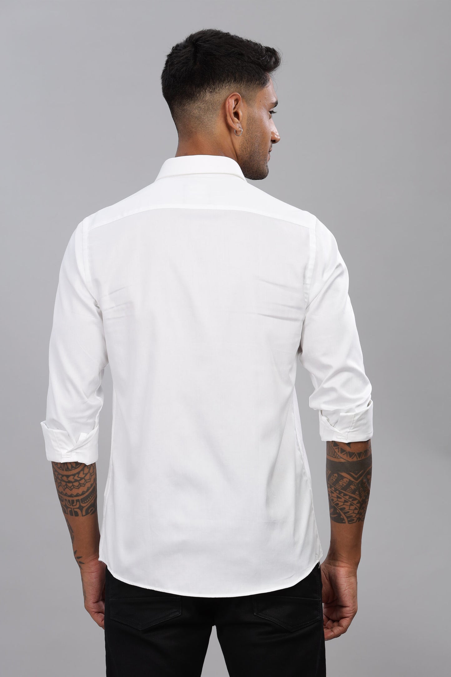 Satin Solid Shirt