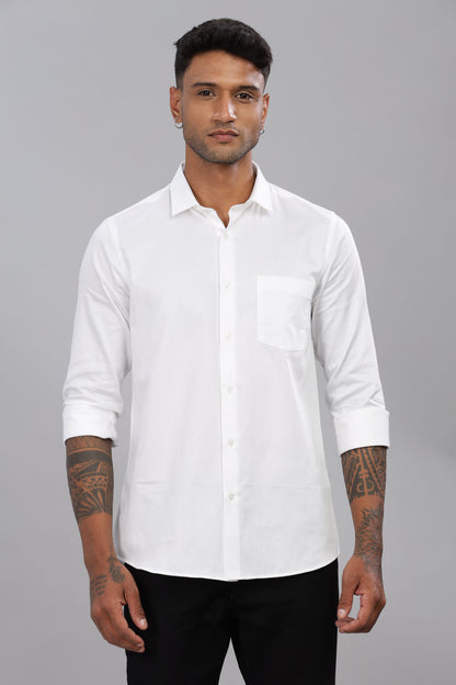 Satin Solid Shirt
