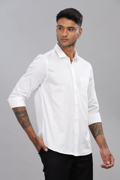 Satin Solid Shirt