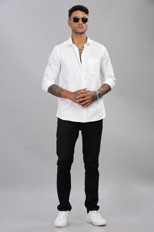 Satin Solid Shirt