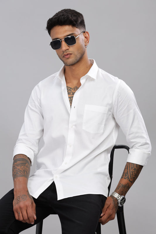 Satin Solid Shirt