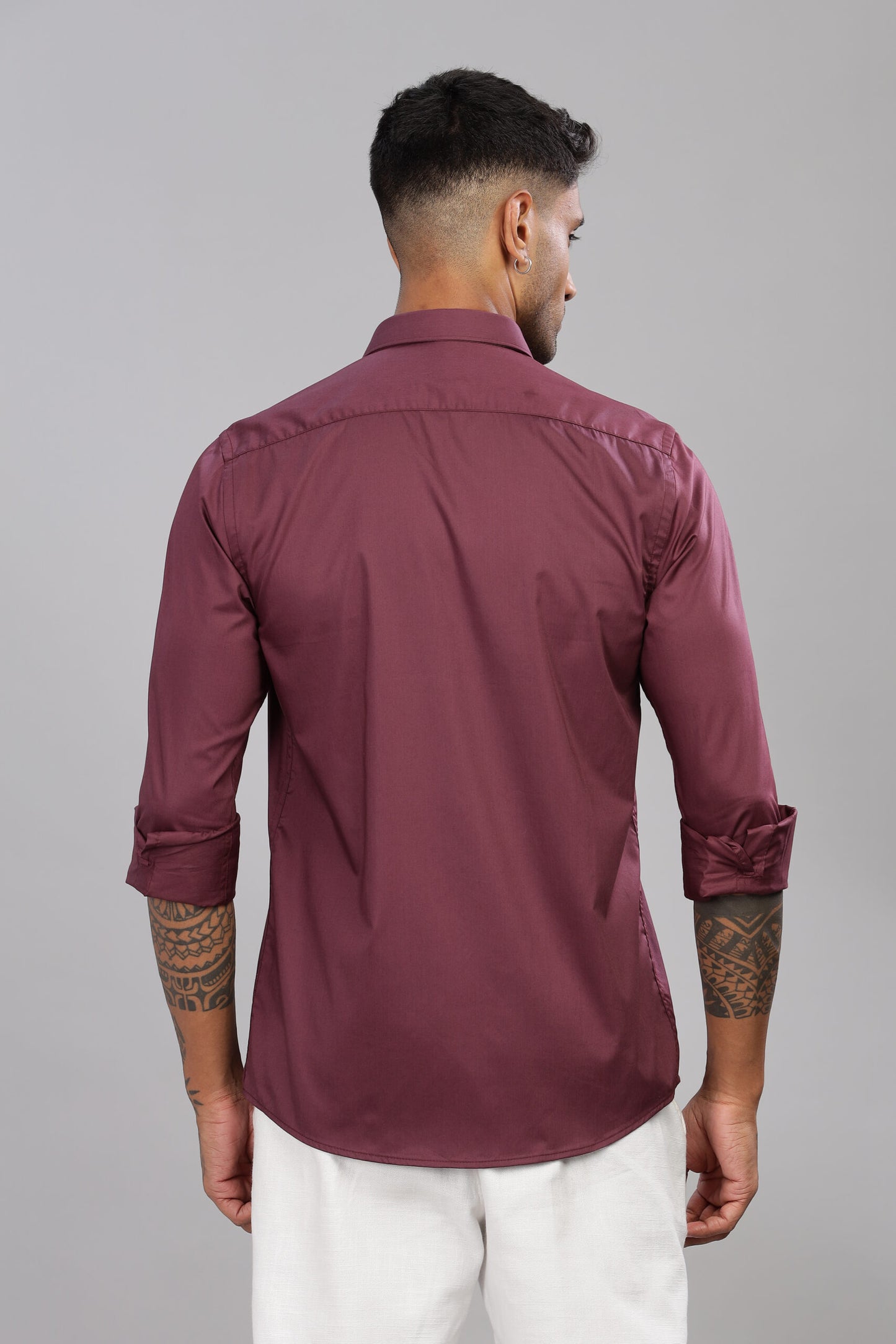 Satin Solid Shirt