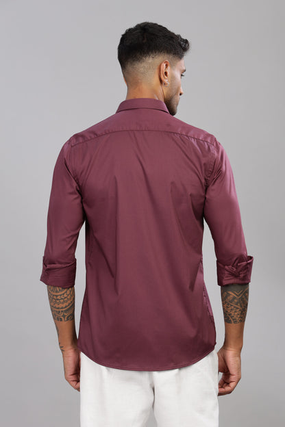 Satin Solid Shirt
