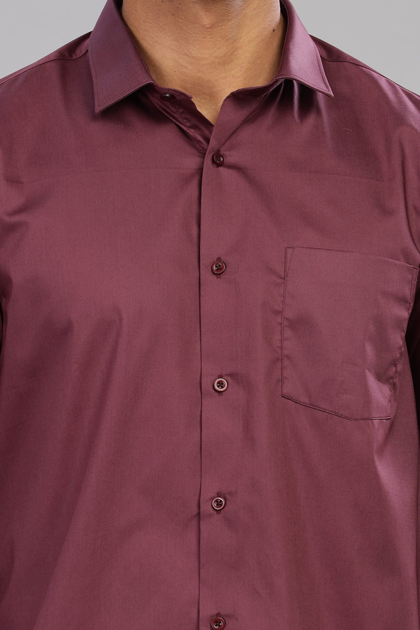 Satin Solid Shirt