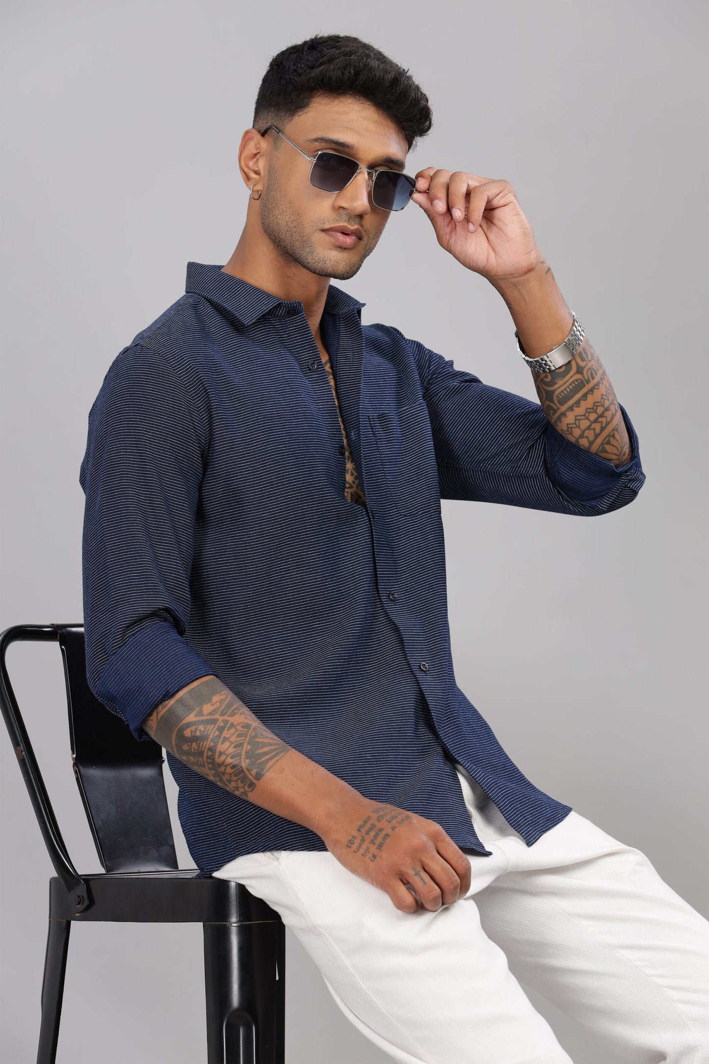 Cotton Stripe Shirt