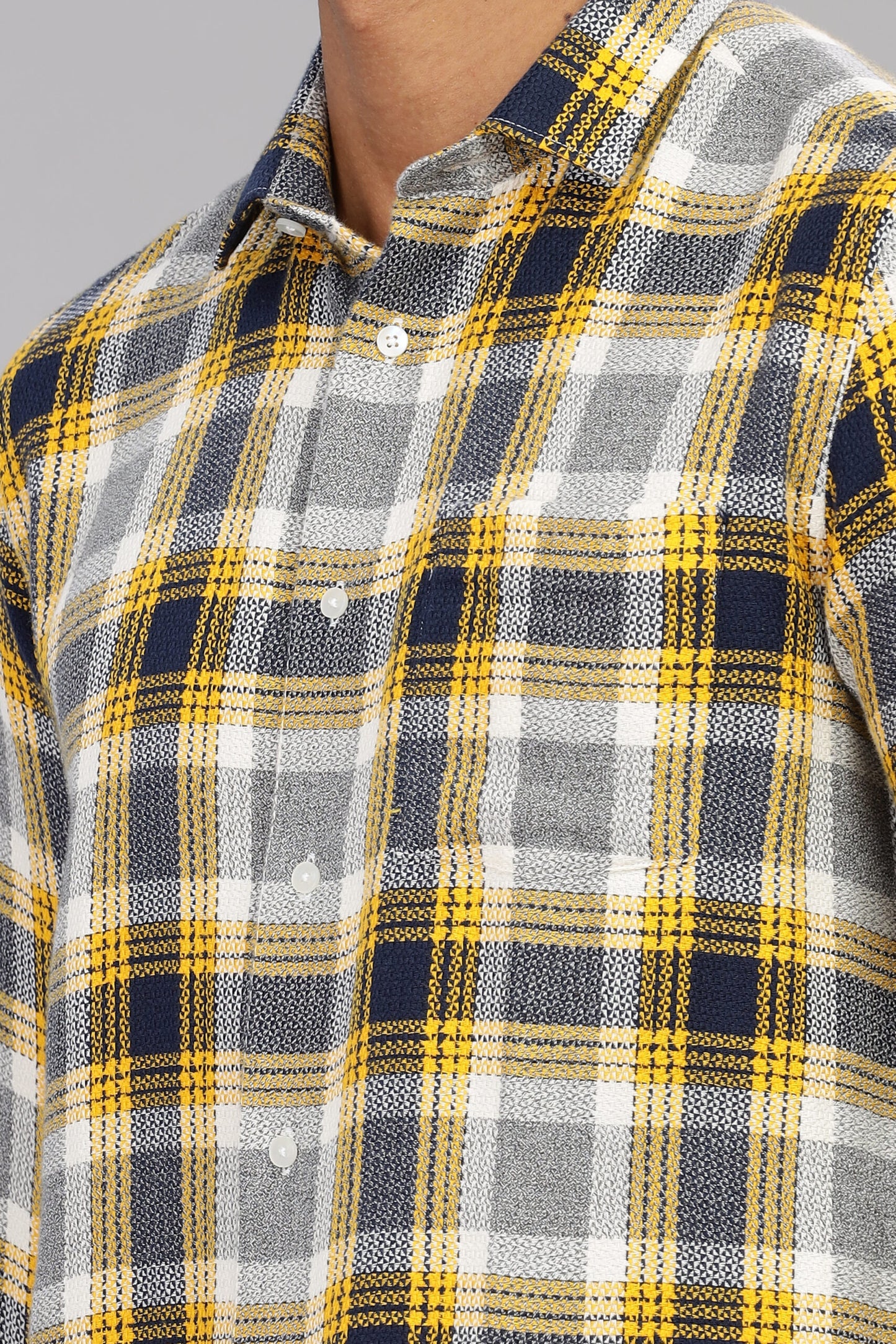 Twill Cotton Check Shirt