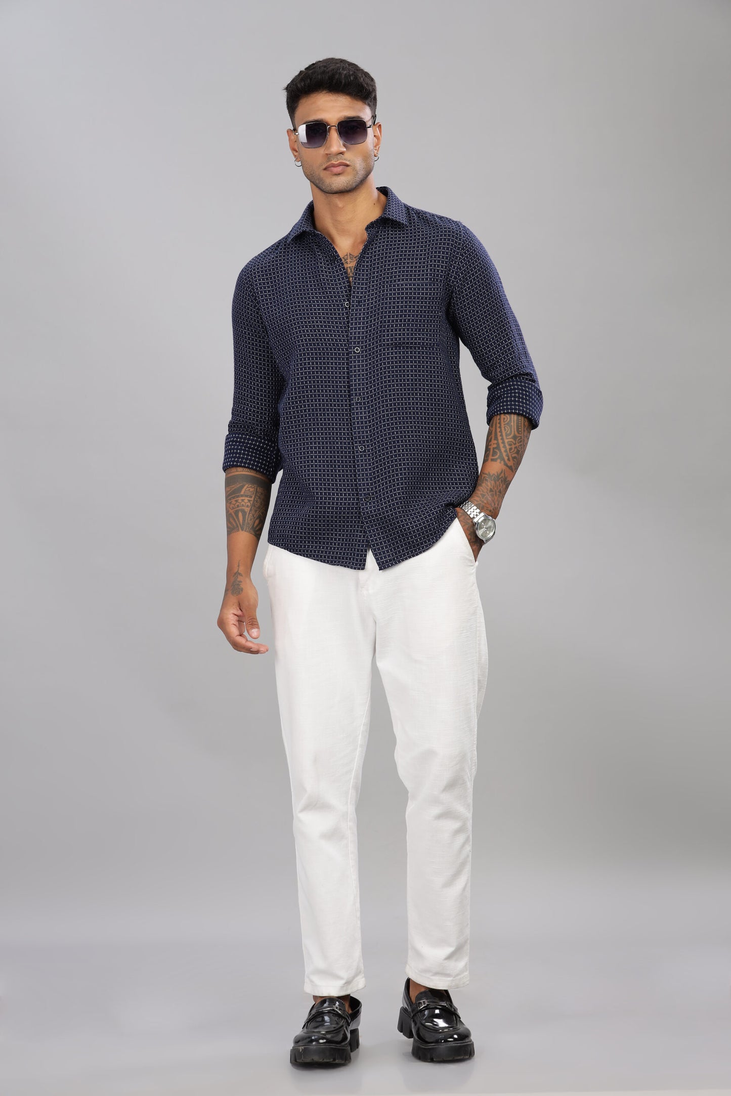 Cotton Check Shirt