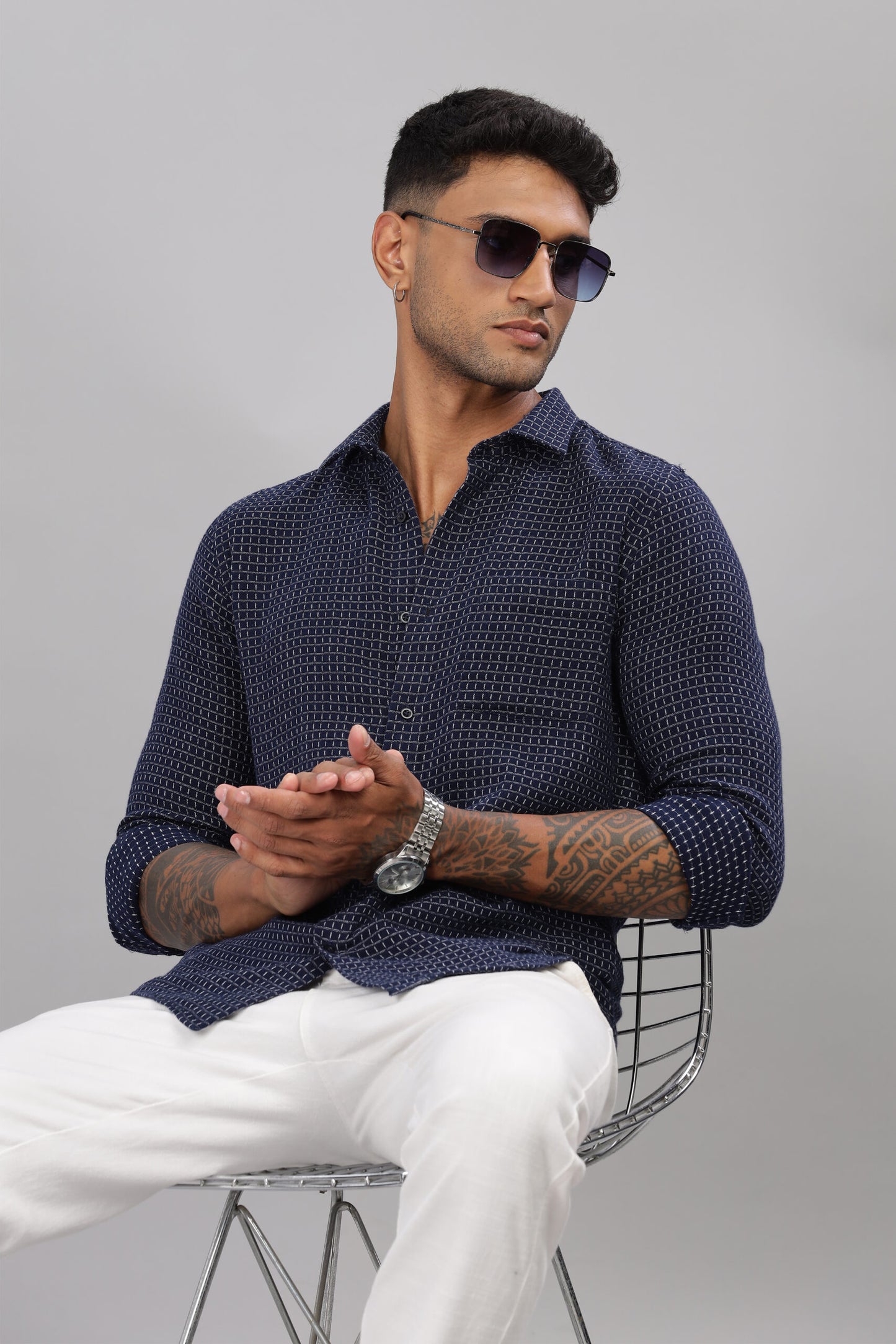 Cotton Check Shirt