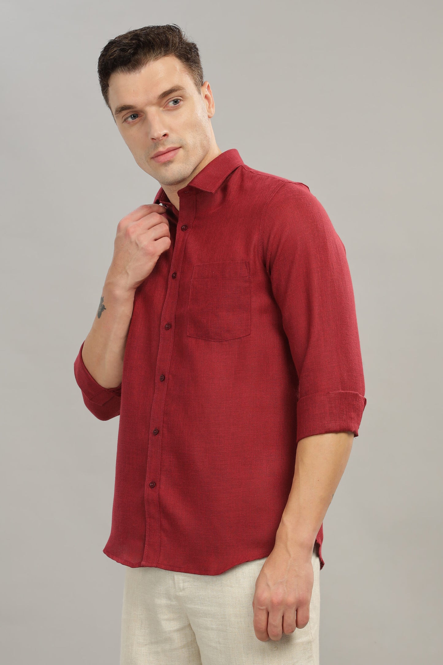Linen Solid Shirt