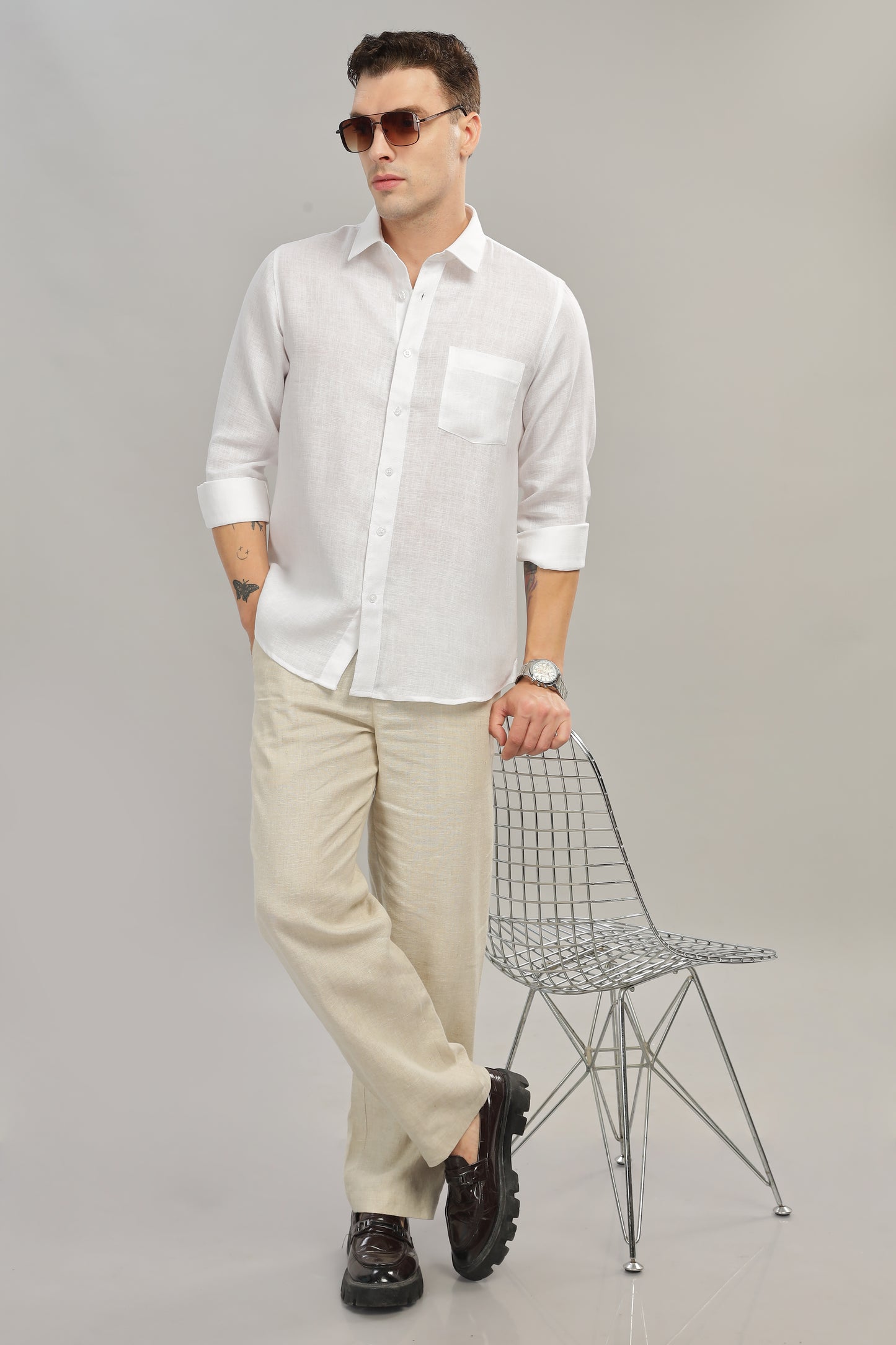 Linen  Shirts (Pack of 3)
