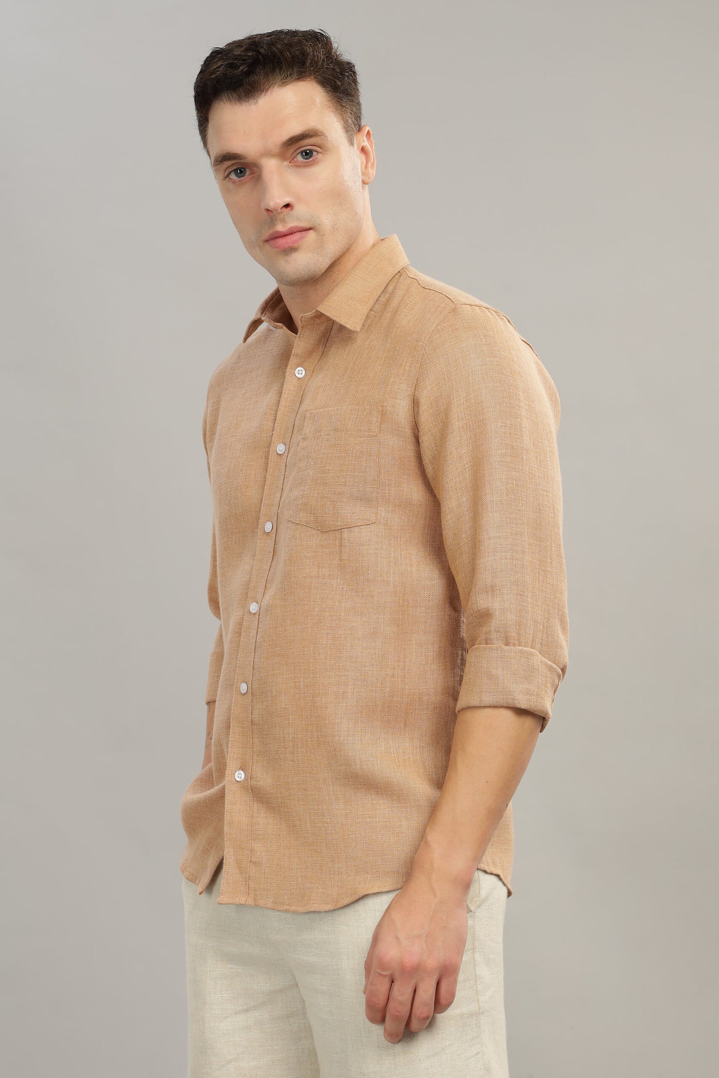 Linen solid shirt