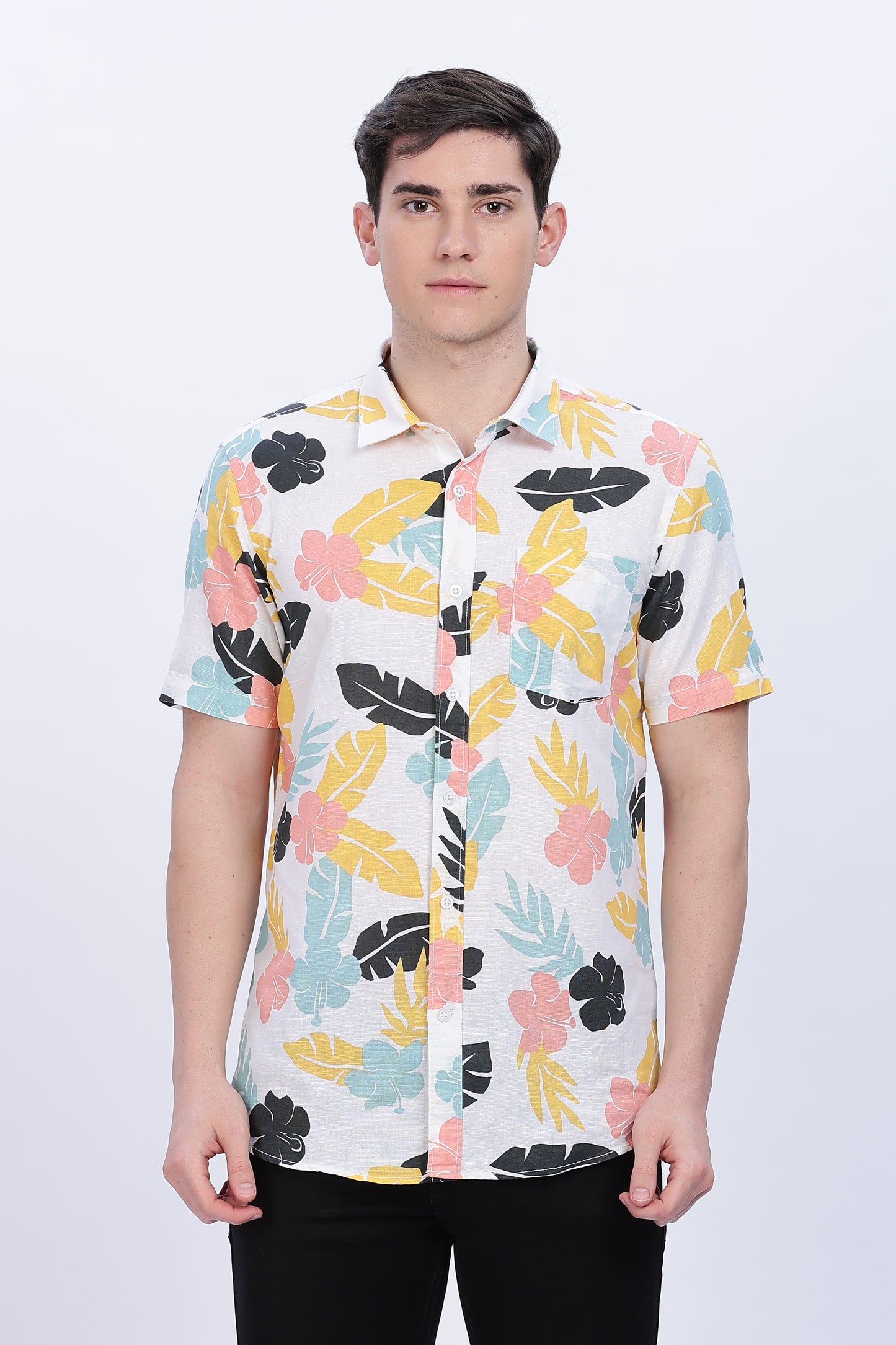 Floral printed shirt