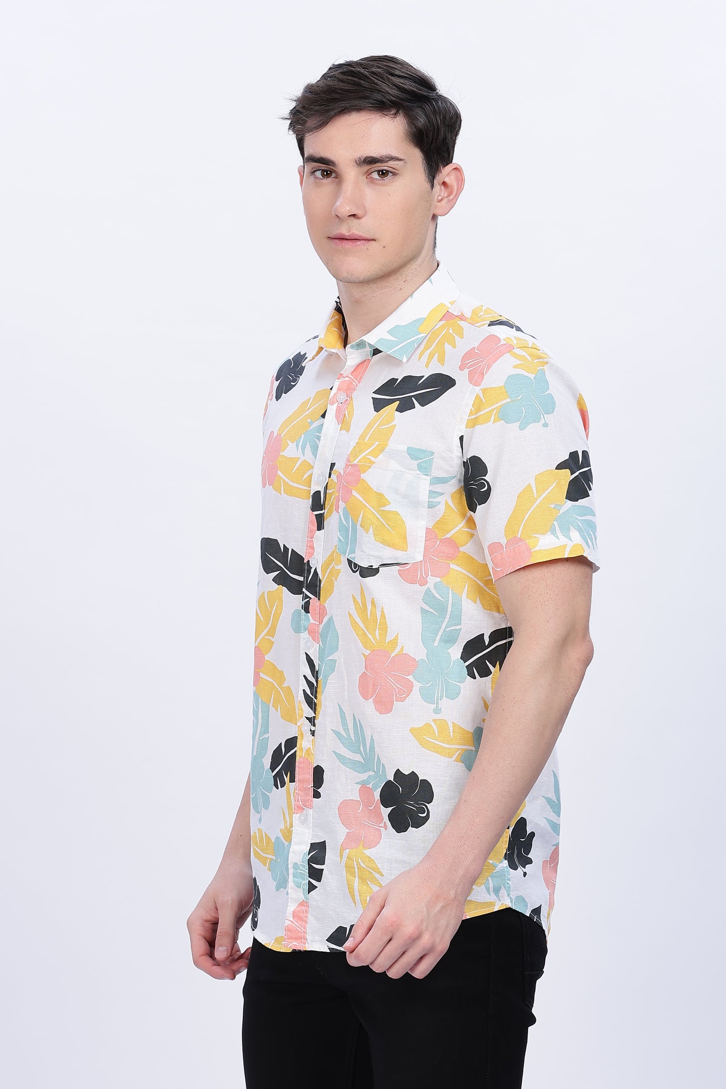 Floral printed shirt