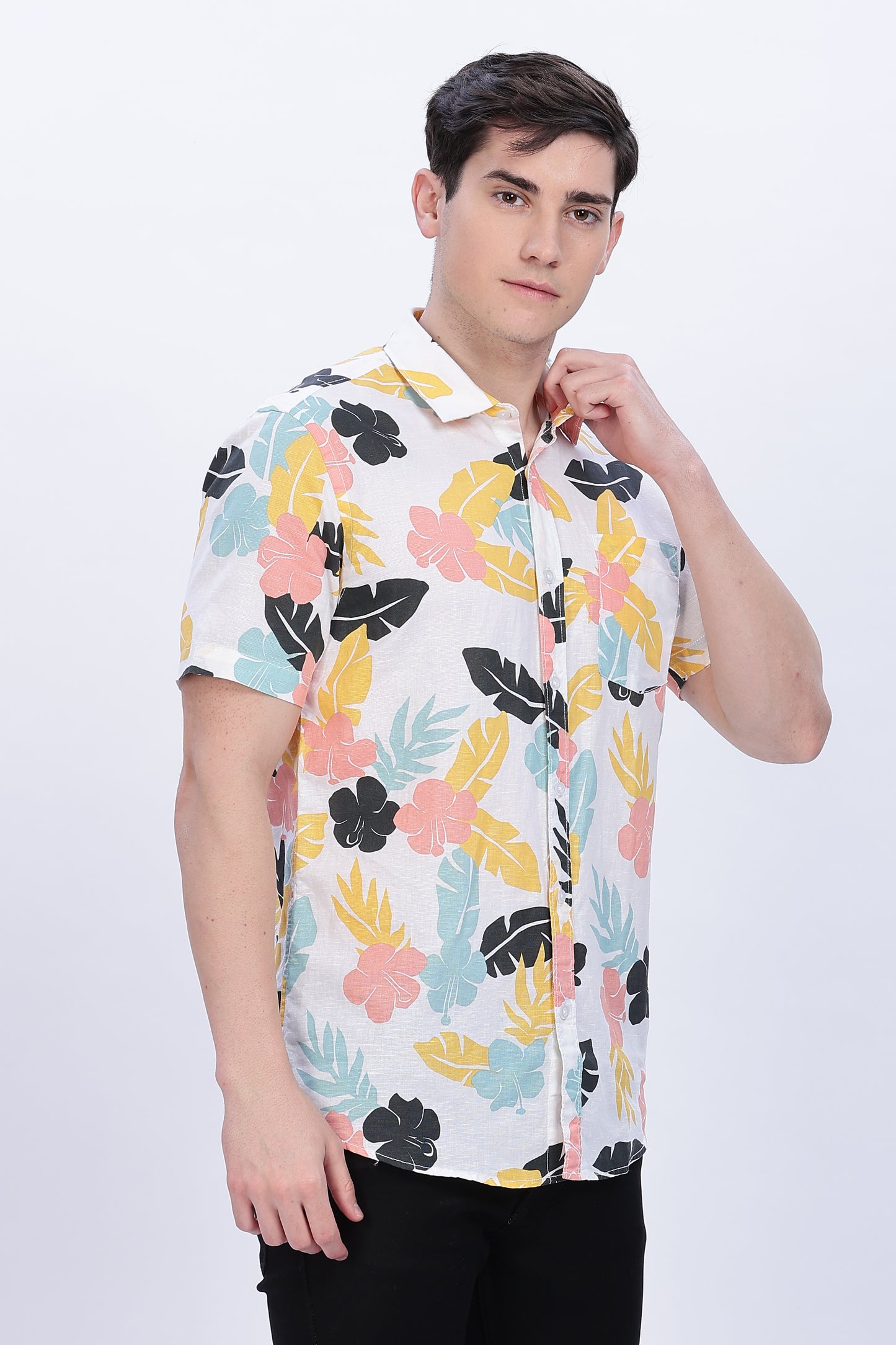 Floral printed shirt