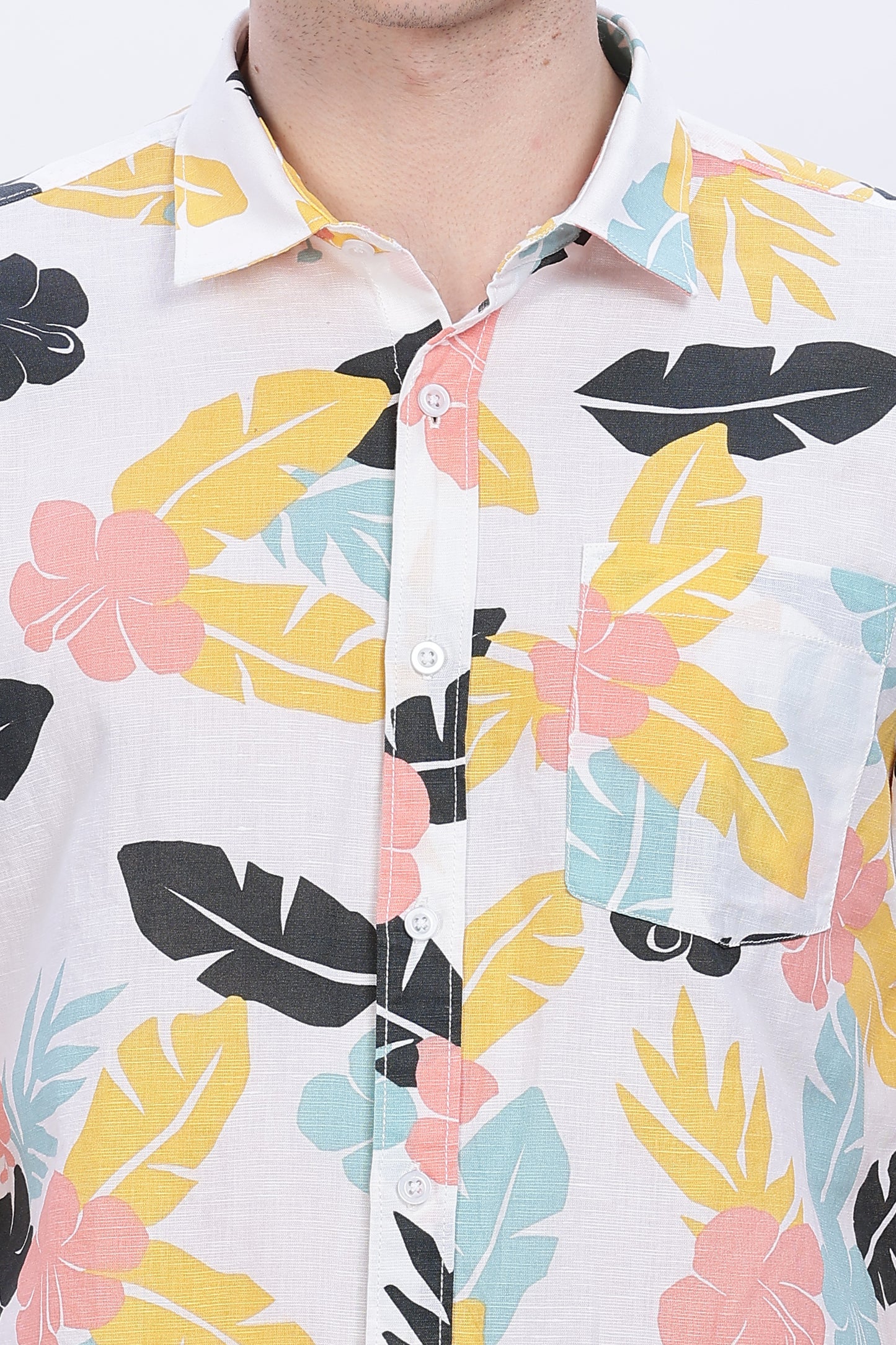 Floral printed shirt