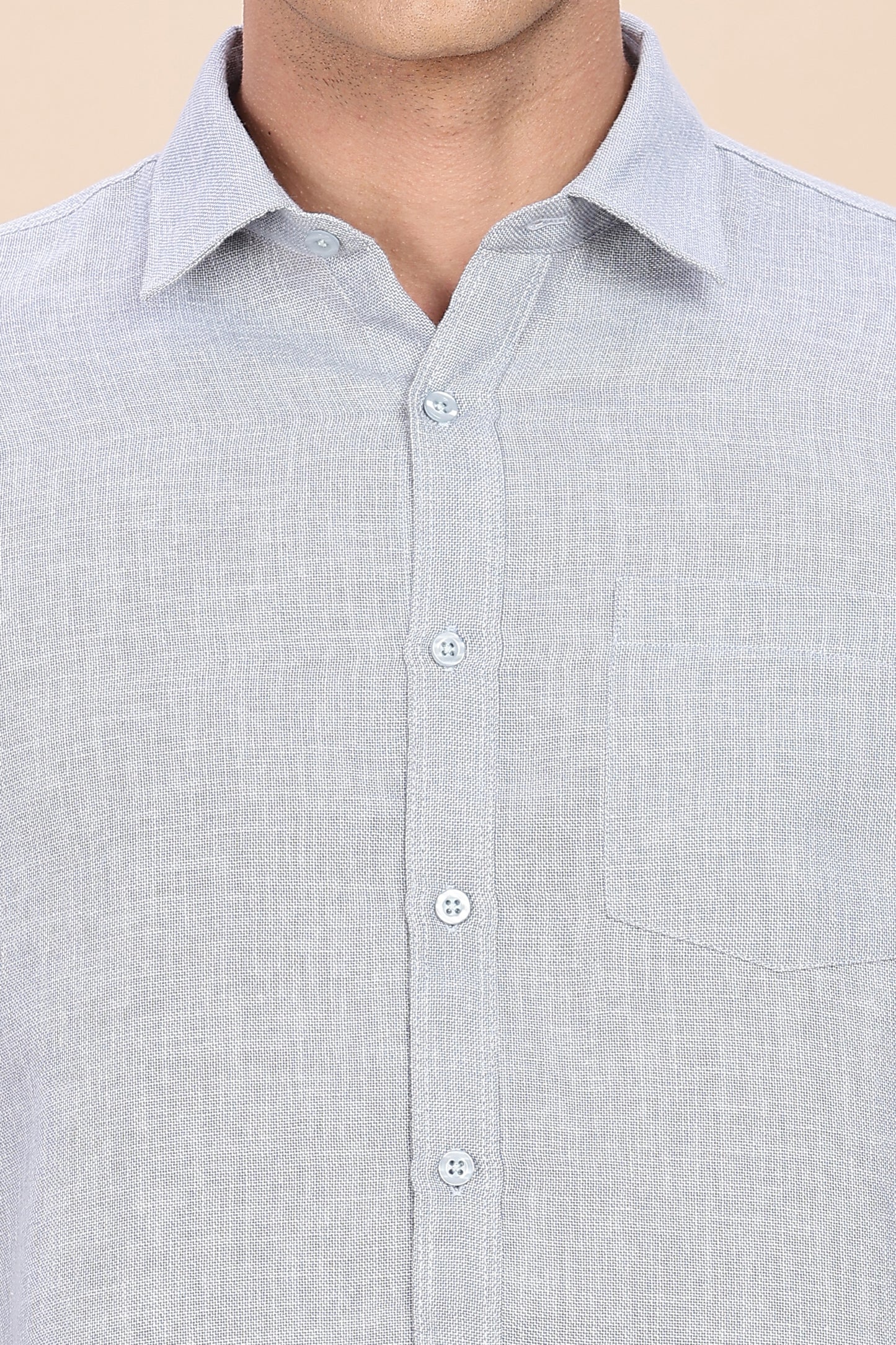 Blue - gray linen