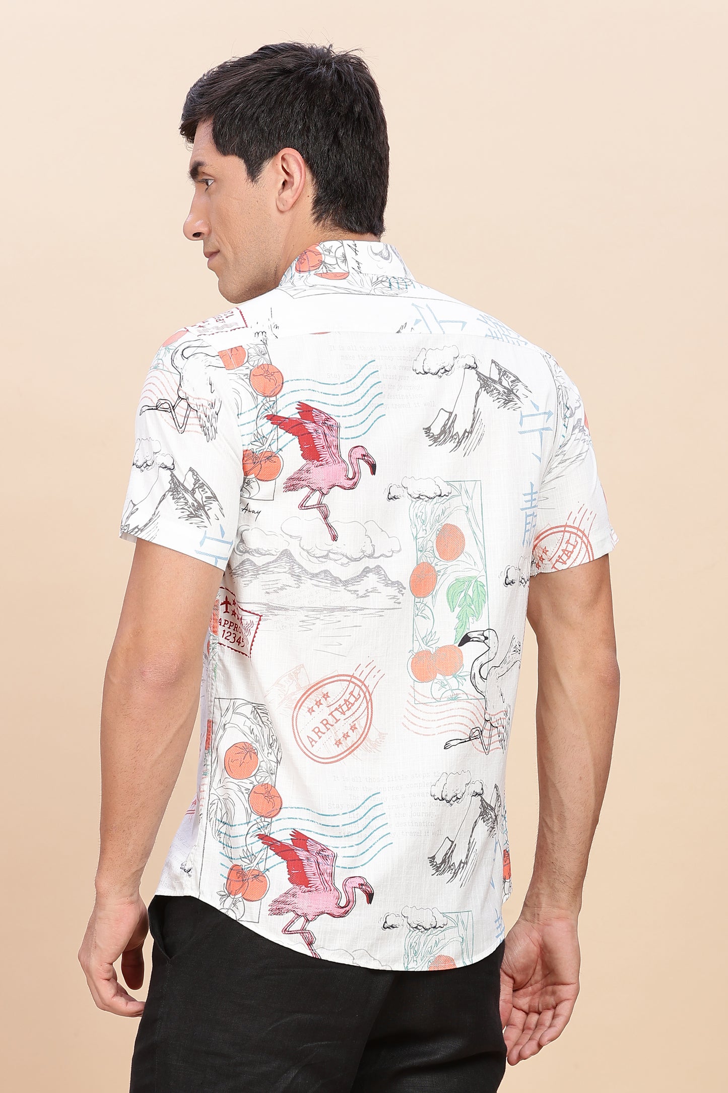Floral printed shirt