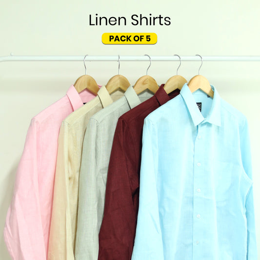 Linen Shirts (Pack of 5)