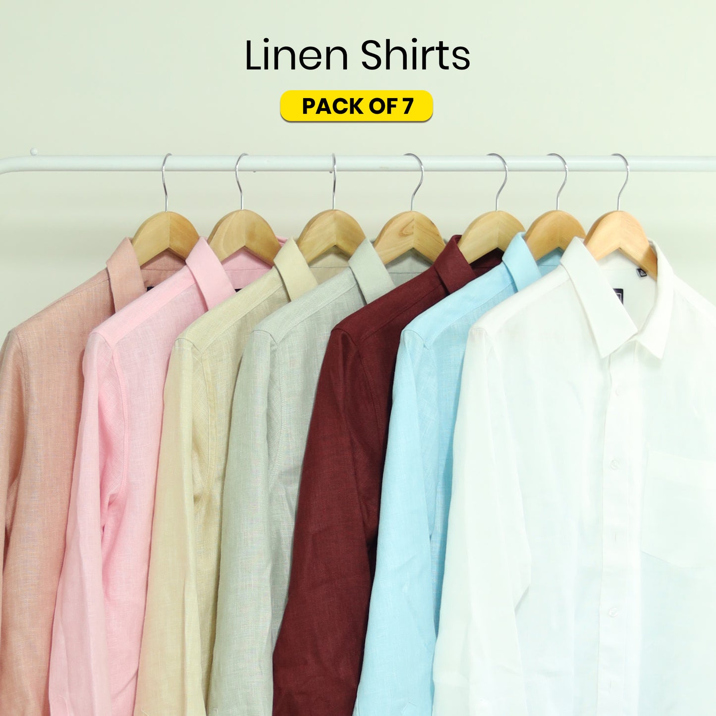 Linen Shirts (Pack of 7)